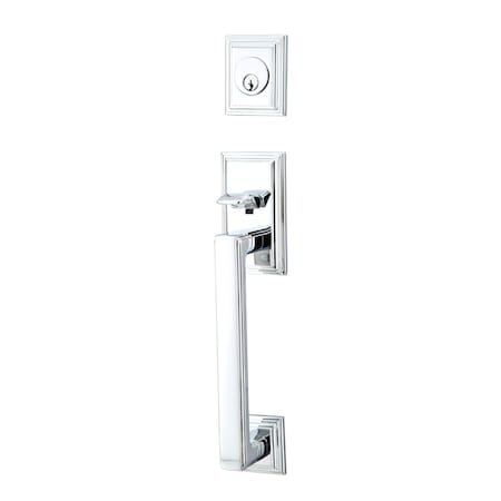 Emtek Bright Chrome Handleset, 4203MUS26RH 4203MUS26RH
